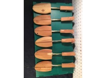 Group Of Vintage Wooden Shoe Forms