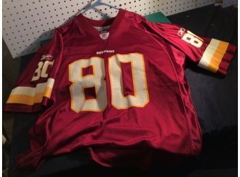 Washington Redskins NFL Official Football Jersey - By Reebok, Unworn, From A Collection