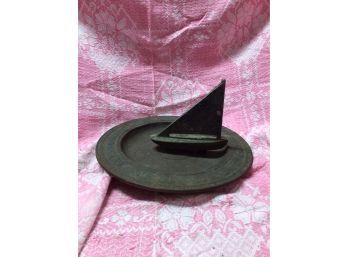 Mariners Cast Iron Birdbath Sundial