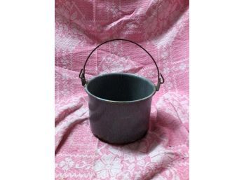 Small Enamel Pot - Antique Graniteware