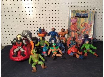 Lot Of 14 Masters Of The Universe Toys And Coloring Book All Great Condition