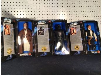 Lot Of 3 Vintage Star Wars Collectors Edition Figures In Boxes - MIB