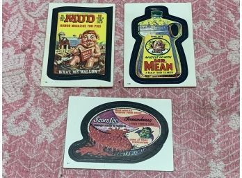 Topps - Wacky Packages Stickers, #120,67,32, Circa 1982
