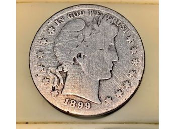 Circa 1899S U.S. Half Dollar Coin - 90 Silver