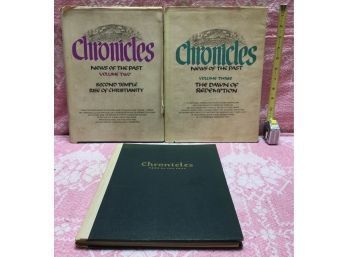 Set Of 3 Books - Chronicles - News Of The Past