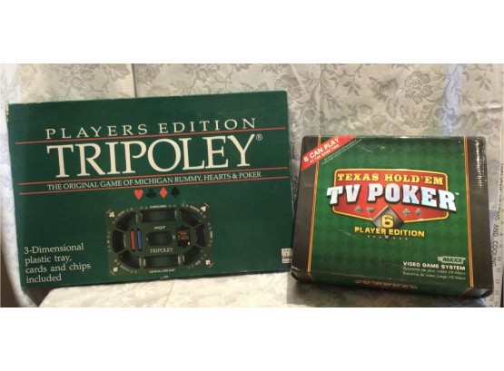 Tripoley And Texas Hold Em TV Poker Edition Games