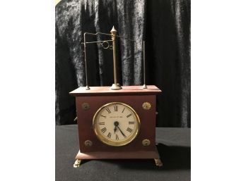 Antique Mantel Clock By HOROLOVAL, Bronxville, NY, Made In Germany, Patented 1883 SHIPPABLE