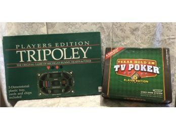 Tripoley And Texas Hold Em TV Poker Edition Games