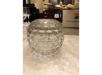 American Fostoria - Fluted Glass, Possibly Hair Catcher