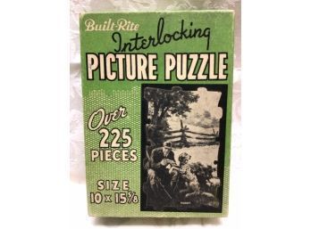 Antique Jigsaw Picture Puzzle - Hurry, COMPLETE!!