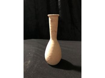 Museum Clay Piece - Small Indian Pottery Clay Vase, Numbered On Bottom, SHIPPABLE