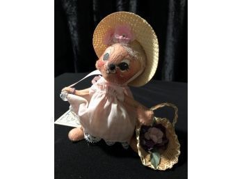 Annalee Doll 1994 Garden Club Mouse W Tag, SHIPPABLE
