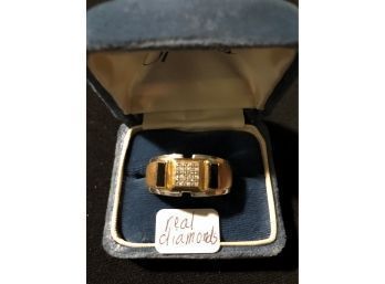 Men's Possibly Diamond Ring In Spectors Case, Shippable