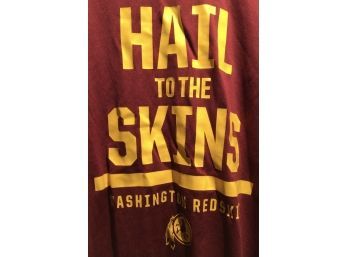 T-Shirt - Redskins - Hail To The Skins - Size Large
