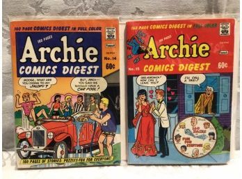 Vintage Comic - Archie Comics Digest - Numbers 14 And 15