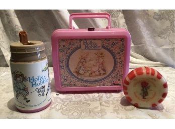 Vintage Holly Hobby Lunchbox With Thermos And Candle