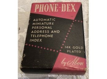 Vintage Phone-Dex