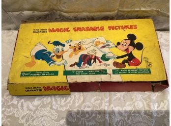 Vintage Board Game - Disney - Magic Erasable Pictures
