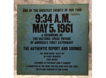 Vintage Record - A Recording Of The Historic Space Voyage Of Americas First Astronaut