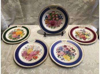 Chelsea Flower Show Plates - 5 Pieces