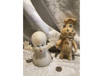 Vintage Casper And Pillsbury Dough Man Figures