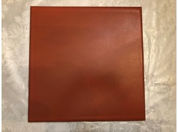 250 Italian Ceramic Tiles 11.75' Square Burnt Umber Light Brownish Orange