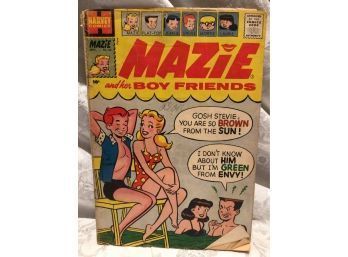 Antique Comic - Maizie And Her Boyfriends - 10 Cents