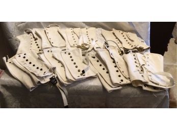 Military Antique Spats - 7 Pairs