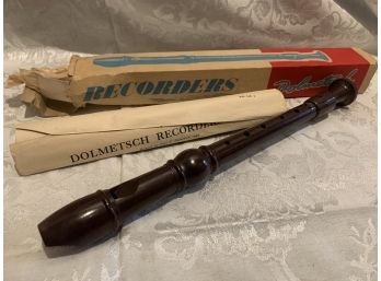 Dolmetsch RECORDER Instrument In Original Box, SHIPPABLE