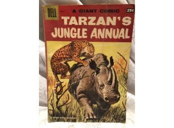 Antique Comic - Tarzans Jungle Annual - 25 Cents