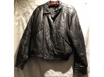 Leather Jacket - Size Medium