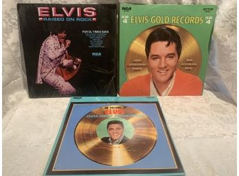 3 Vintage Elvis Presley LP Record Albums, Nice Condition, SHIPPABLE