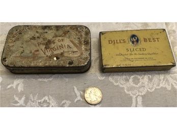 Two Antique Tins
