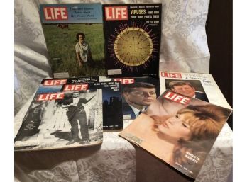 Vintage Life Magazines - 1960s - Lot Of 8