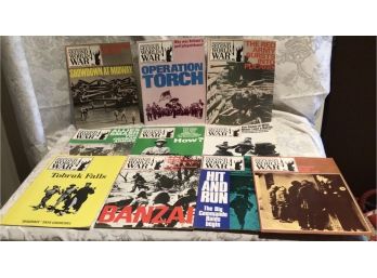 WWII Vintage Magazines Lot Of 10 - History Of The Second World War