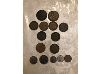 Vintage Coins - United Kingdom, Canada, New Zealand - Shippable.