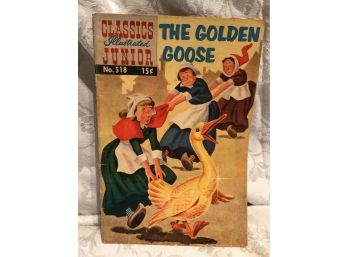 Antique - Classic Illustrated Junior Nursery Rhyme Comic Book - The Golden Goose
