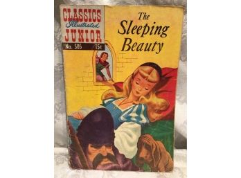 Antique - Classic Illustrated Junior Nursery Rhyme Comic Book - The Sleeping Beauty
