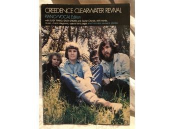 Credence Clearwater Revival Song Book - Includes Photograph Found Inside Song Book