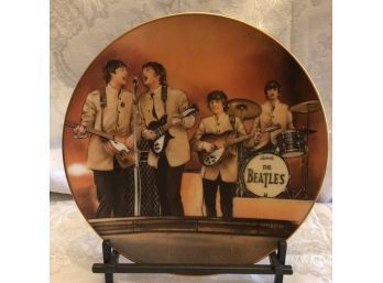 Vintage Beatles Limited Edition Collector Plate - The Beatles At Shea Stadium