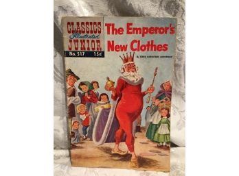Antique - Classic Illustrated Junior Nursery Rhyme Comic Book - The Emperors New Clothes