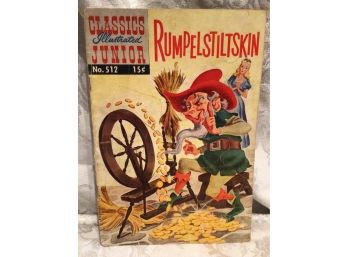Antique - Classic Illustrated Junior Nursery Rhyme Comic Book - Rumplstiltskin
