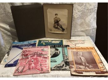 Antique Songbooks And A Photograph