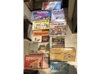 Lot Of 11 Vintage Board Games