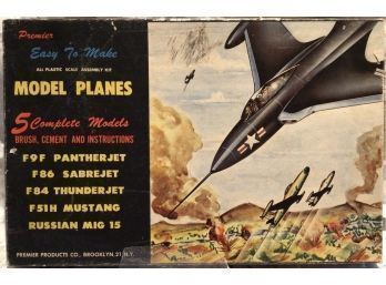 Vintage Model Plane Kits - Lot Of 5