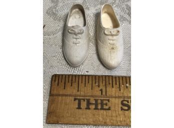 One Pair Vintage Doll Shoes