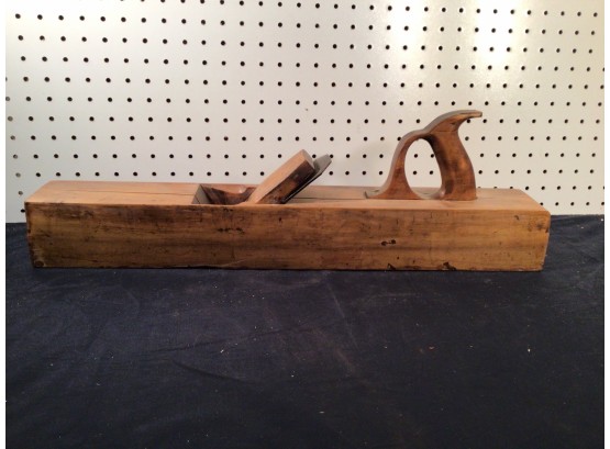 Early James And Cam Carpenters Wood Plane Great Condition