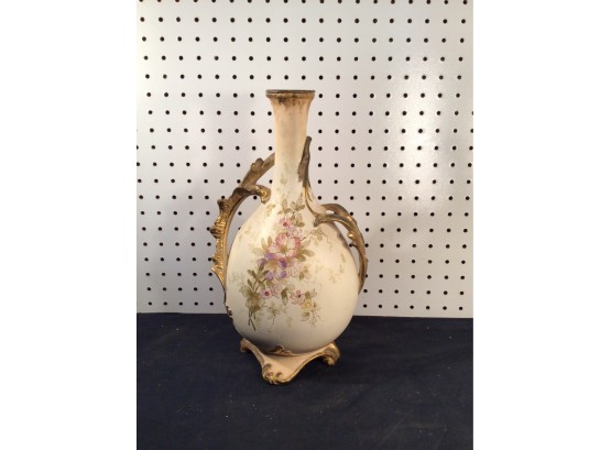 Excellent Condition Royal Bonn Floral Design Vase Made In Germany Minor Chipping