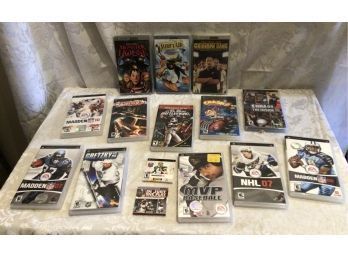 PSP - Lot Of 15 Games/movies