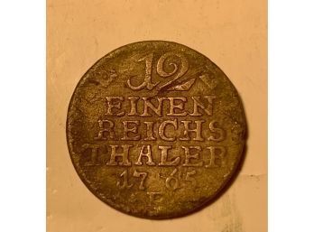 Circa 1765 Prussia / German States 1/12 Thaler - Antique Coin